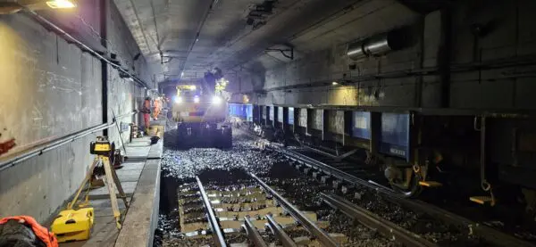 Voorlopig laatste buitendienststelling Schipholspoortunnel