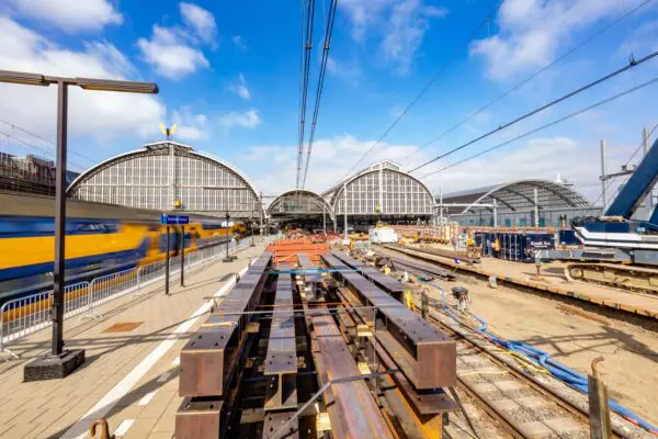 werkzaamheden op Amsterdam centraal